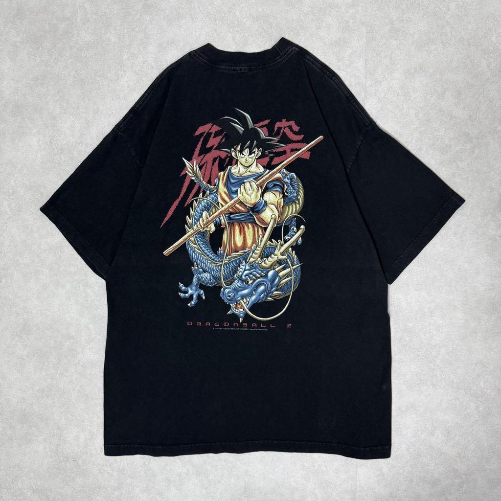 [USED] Vintage 90s Dragon Ball Z Son Goku Anime Shirt, Black, 11