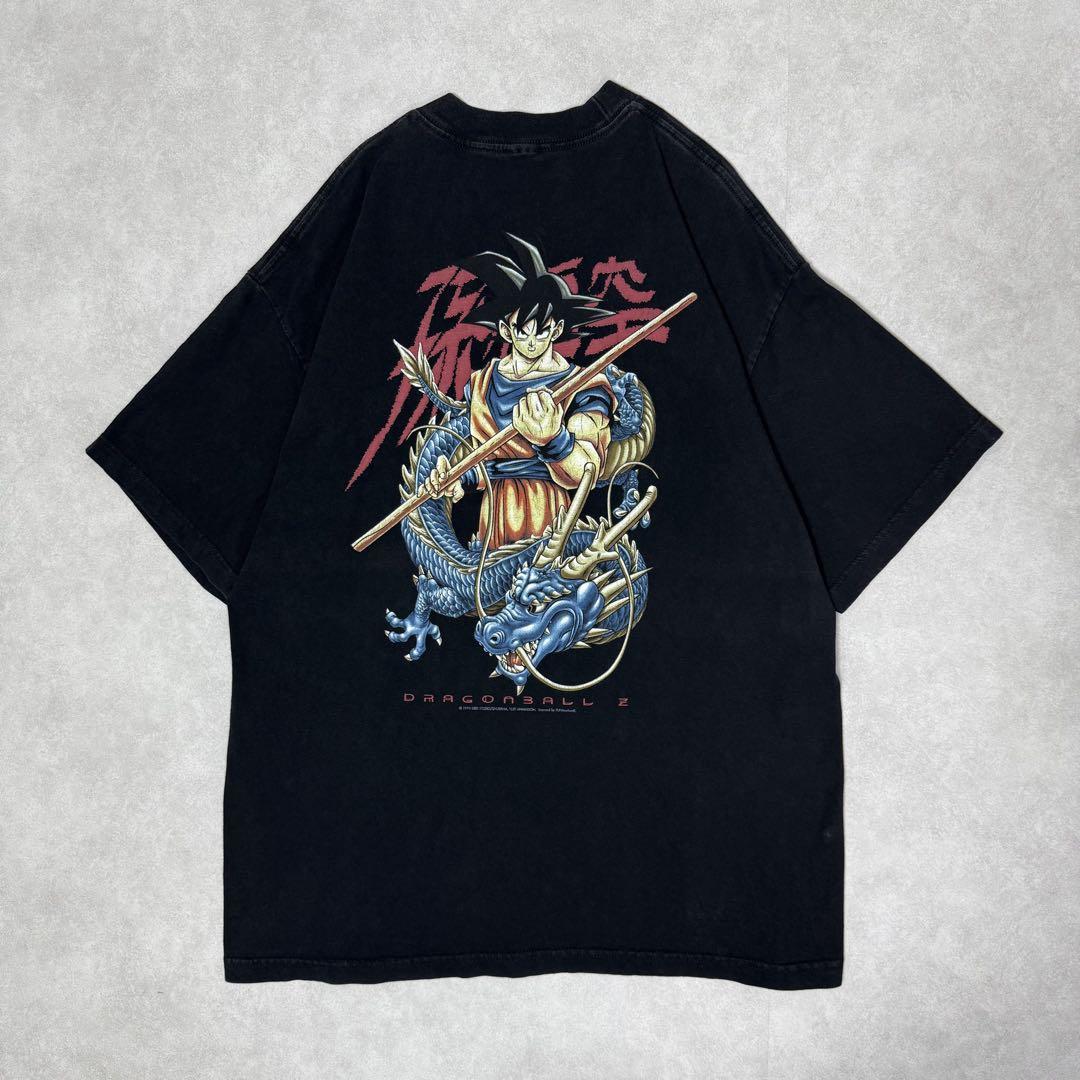 

[USED] Vintage 90s Dragon Ball Z Son Goku Anime Shirt, Black, 11