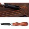 Leather Crafttool Groover, Adjustable "V" Type Leather Craft Stitching Groover Push Groover Skiving Edger Beveler Leather Grooving Craft Gouge Tool