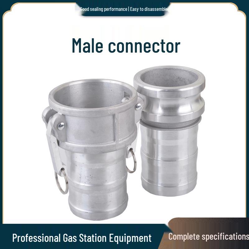 Aluminum Alloy CE Quick-Connect Male & Female Hose for Oil Discharge and Water Sprinklers