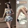 Large size new pure desire three-point cow Mama suit sexy hot passion cosplay temptation sexy lingerie