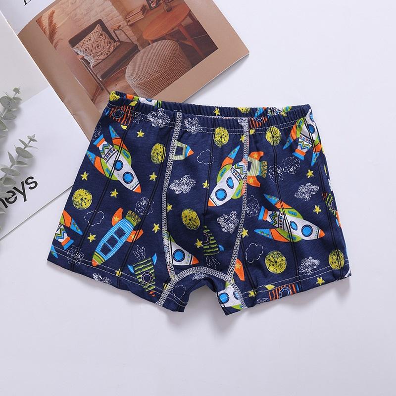 12-Pack Kids' Cotton Underwear For Boys - Cartoon Print Boxer Shorts And Briefs - Comfortable And Fun Styles For Everyday Wear