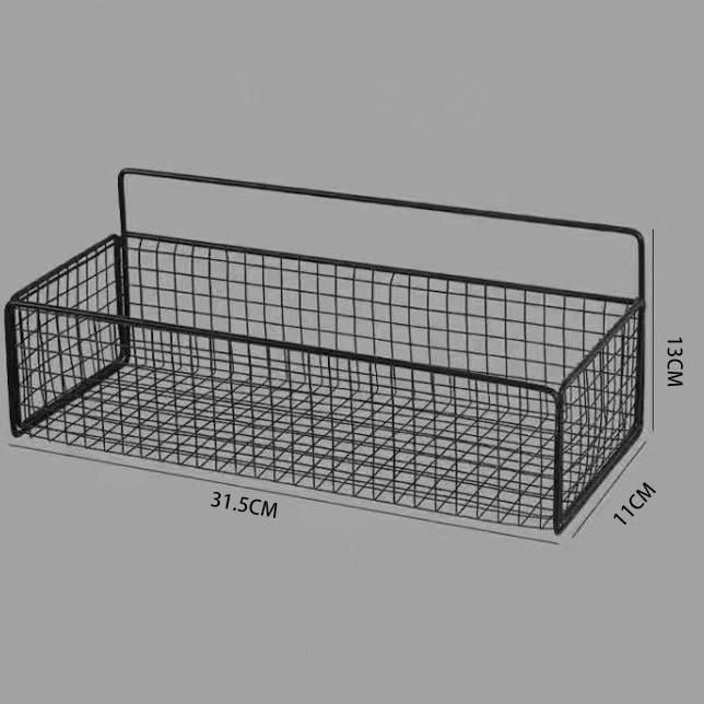 Punch-Free Wall-Mounted Bathroom Storage Shelf for Cosmetics