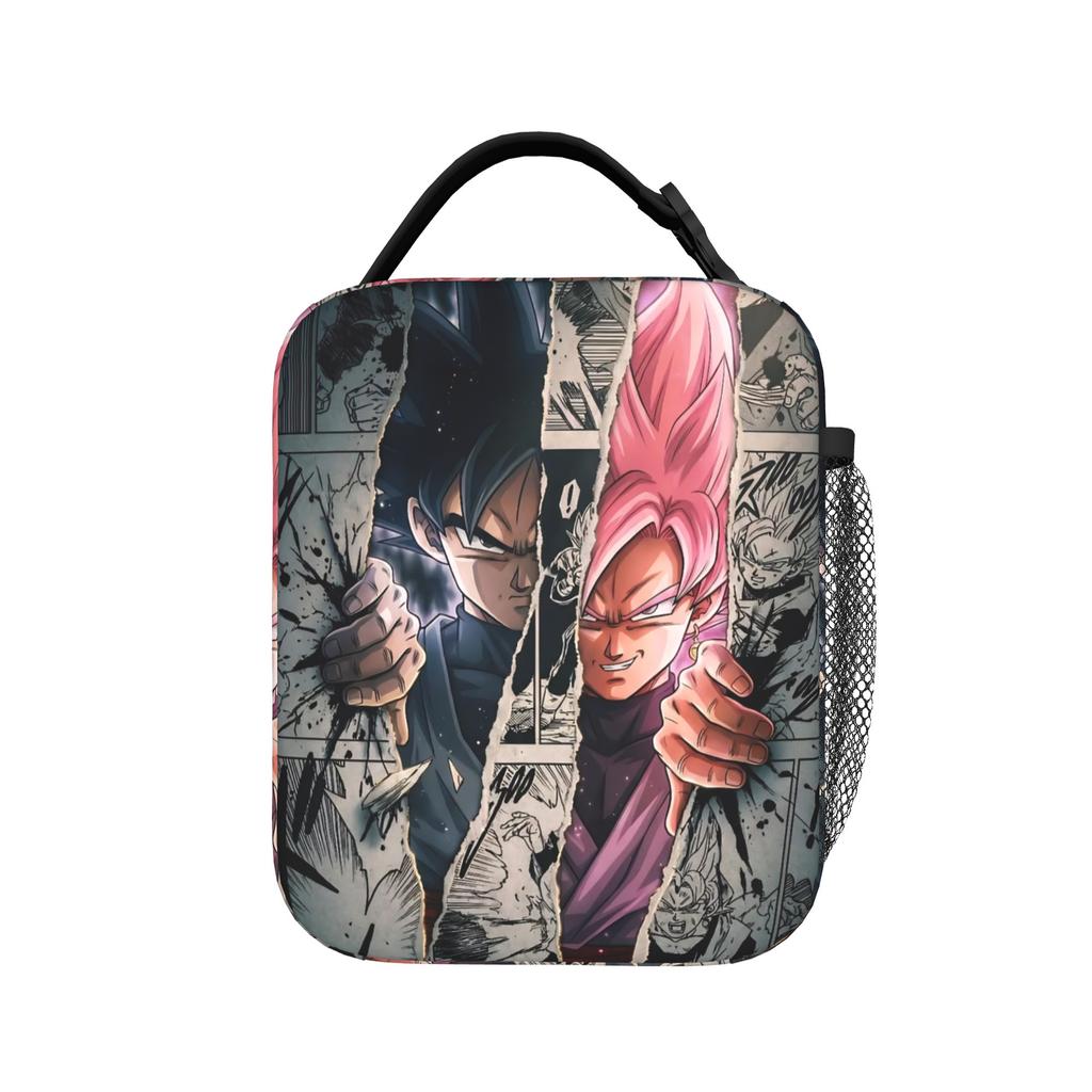 DBZ Anime Insulated Lunch Bags High Capacity Lunch Container Thermal Bag Tote Lunch Box Work Picnic Girl Boy