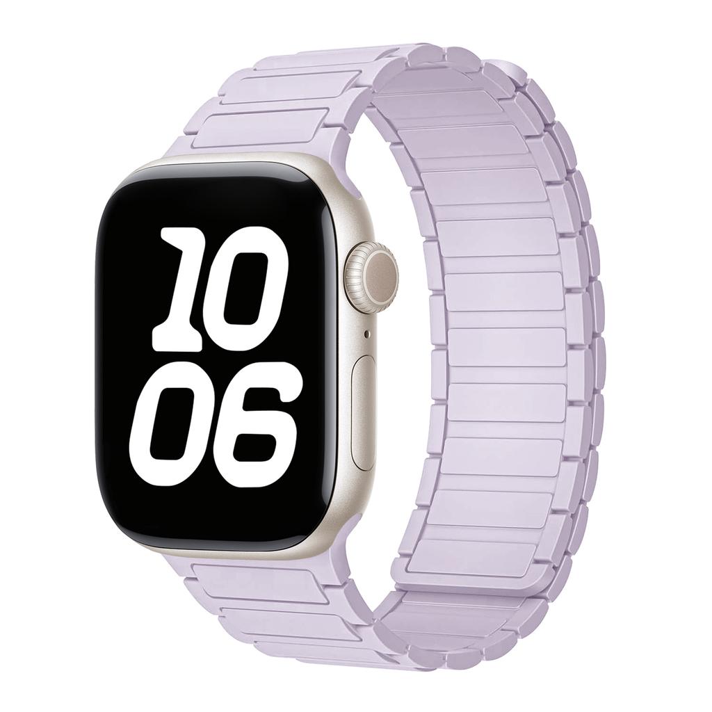 Magnetic Loop For Watch Bands 44mm 40mm 49mm 45mm 41mm 38mm Silicone Bracelet iWatch Series11 10 9 8 7 6 Se Ultra 3 Strap