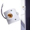 AC110-240V LED Automatic Human Body Infrared IR Sensor Lamp Holder For E27 Bulb IP44 Wall Lamp Holder Socket
