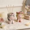 Adorable Girl Shape Silicone Molds For Resin Casting Making Candle Holder Pencil Cup Gypsum Flowerpots Home Decoration