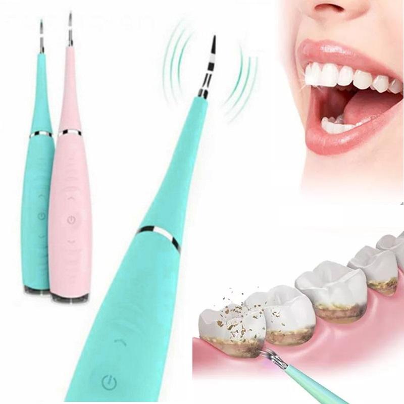 Portable Electric Teeth Cleaner Sonic Teeth Scaler Dental Tooth Calculus Stains Tartar Remover For Adult Teeth Whitening Tool