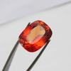 Natural Fire Orange Sapphire 15.55 Ct CERTIFIED Cushion Sparkling Loose Gemstone