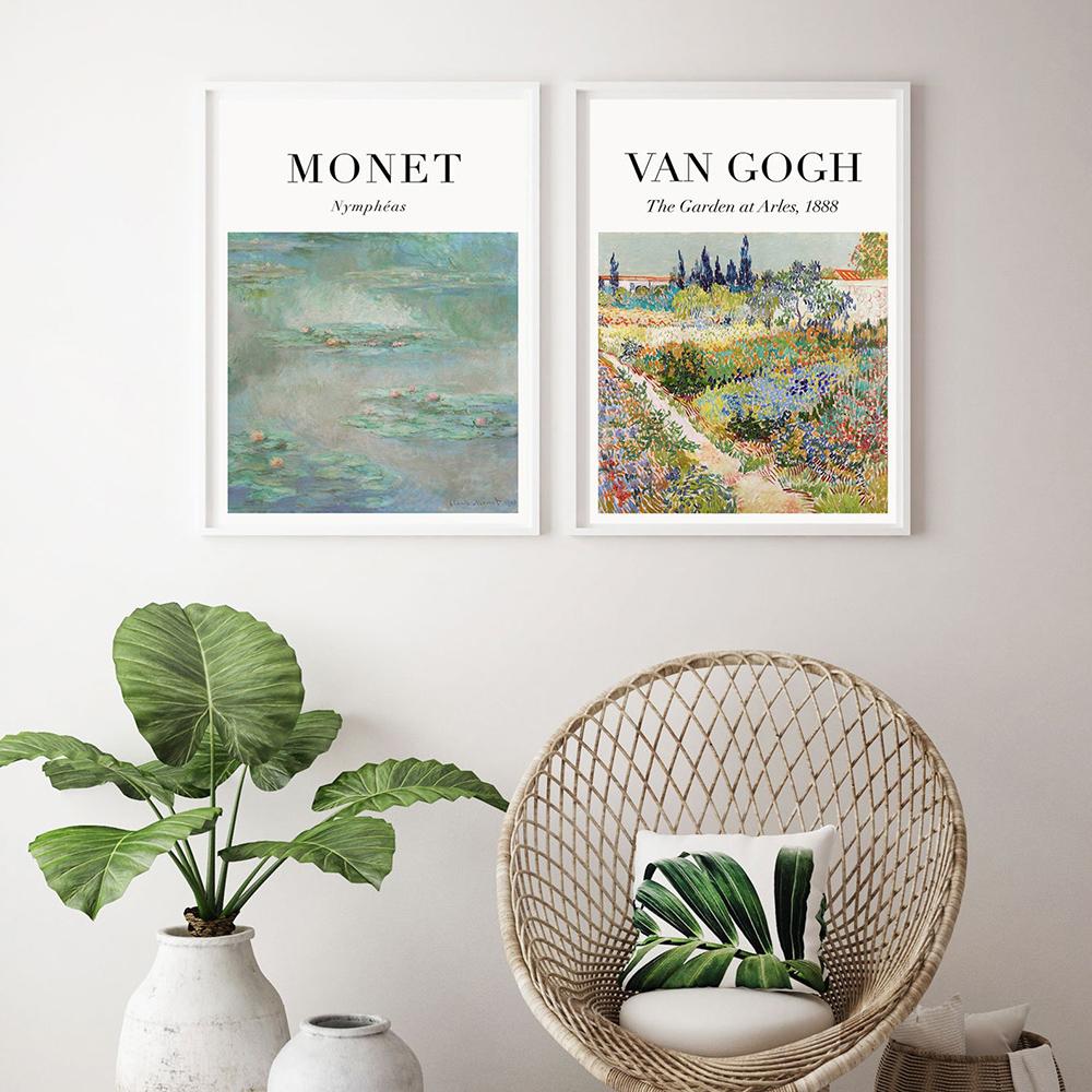 Monet Van Gogh Art Posters And Prints Painting Pictures Canvas Painting Living Room Decoration Mural Decoration Art Abstract