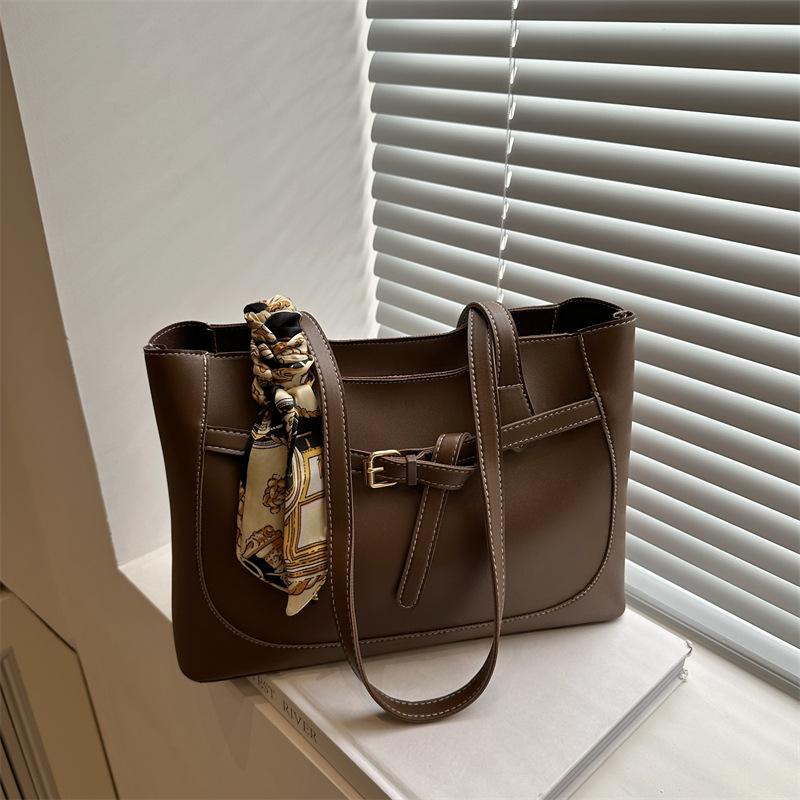 Vintage Commuter Premium Texture Handbag Spring New Versatile Shoulder Underarm Bag Tote Bag Women