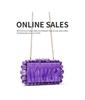 Women's Black Acrylic Crossbody Chain Bag