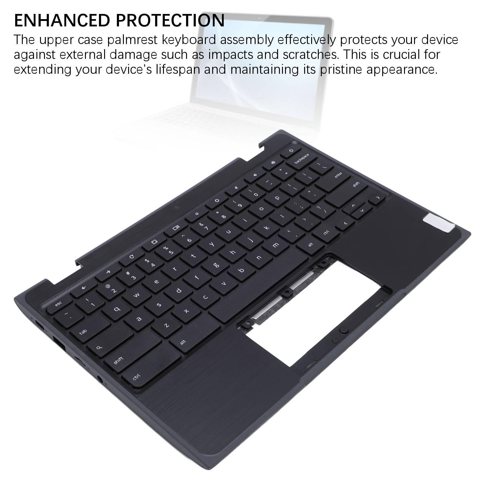 

Подставка для рук для ноутбука, верхняя часть корпуса, клавиатура США, сборка, долговечная для Chromebook 100E 2-го поколения AST