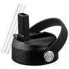 Straw Lid for Wide Mouth 32 40 Oz, Straw Lid with Handle and Straws,Replacement Sports Straw Cap