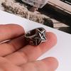 [Vintage Star Ring] Durable, Tarnish-Resistant 304 Stainless Steel Star Ring for Him - Vintage-Inspired | Perfect for Daily Wear or Special Occasions,