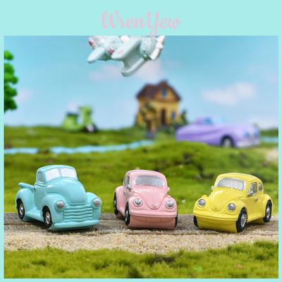 Charming Resin Diy Miniature Vehicles Antique Truck Motorcycle Airplane Bus