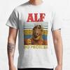 Alf Gordo Shumway TV Sitcoms Unisex T-Shirt für Herren Baumwolle Vintage T-Shirts   Tees  Kleidung 2024 Neuankömmling