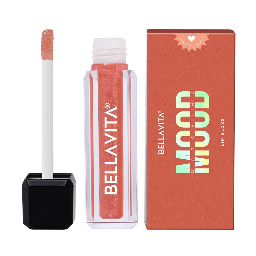BELLAVITA pH Adapting Lip Gloss 4ml | Glossy Finish | Hydrating & Non-sticky | Color Changing Based on pH | Love Spell