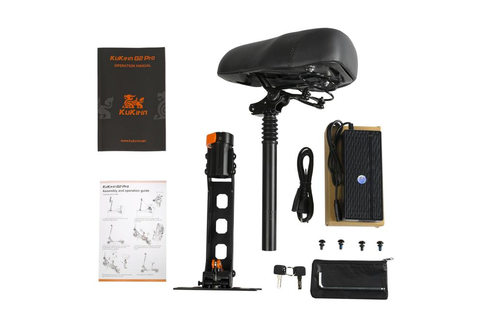 KuKirin G2 Pro Electric Scooter Powerful 600W Motor, 45 Km/h Max Speed 58 Km Range, 48V/15.6Ah Large Capacity Battery