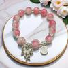 Daisy Popcorn Beaded Bracelet: Elegant Women's Hand Jewelry