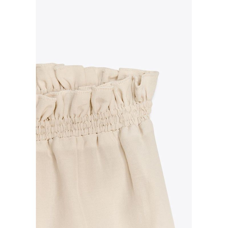 Summer New Product Women's Clothes French Simplicity Style Viscose Blended Laminated Decoration Mid Waist Midi Dress 3118209