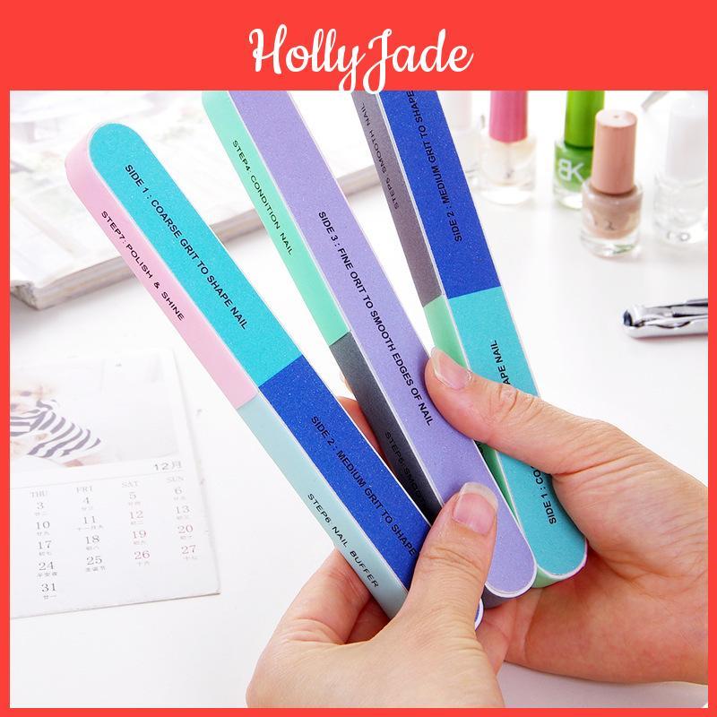 Nail Buffer Polish File With Eva Multisurface Design For Manicure And Pedicure