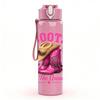 1PC Cowgirl Western Boots 750ml Color Plastic Sports Water Bottle Leakproof Flip Straw Lid Suitable for Sports Office Home Use