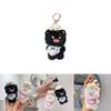 Fluffy Cat Keychain With Chef Costume Plush Toy For Anime Fans