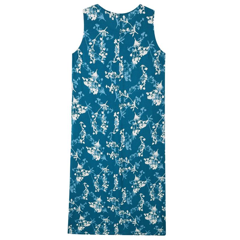 Plus Size Women's Elegant Dresses Loose Summer Sleeveless Dress Female Vintage Clothes