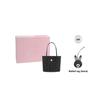 MCM Visetos Medium Tote Bag, Black Monogram Handbag, for Daily Commute Shopping Travel MWPDALR01BK001