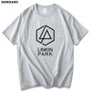 Hot Sale Red Han Linkin Park Short-sleeved T-shirt Men Women European and American Rock Band Tide Cotton Loose Casual Oversized Top Summer New Tee