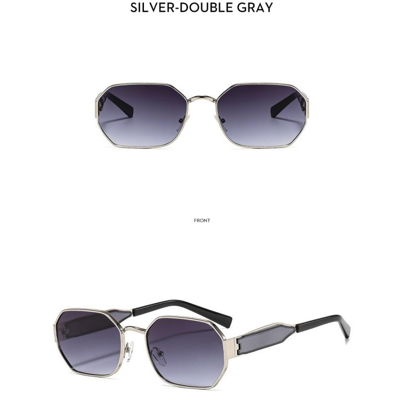 Women's Sunglasses, Metal Polygonal Sunglasses, Men's and Women's Fashion Sunglasses