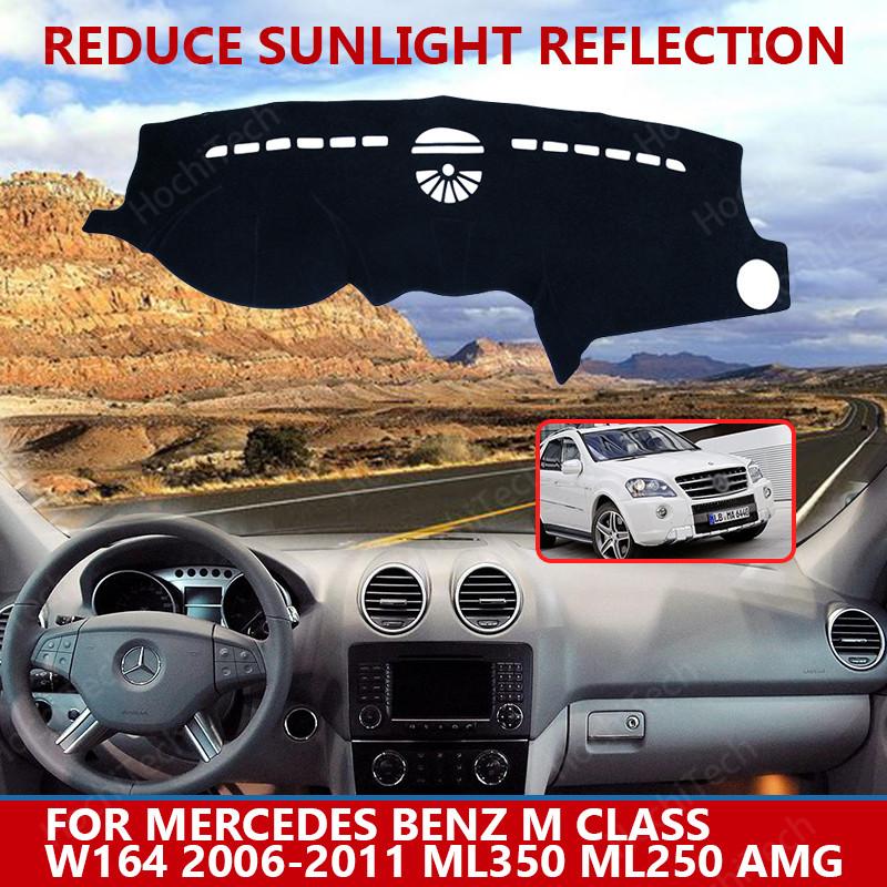

Для Mercedes Benz M Class W164 2006-2011 ML AMG правый левый привод хороший полиэфирный материал антилегкий коврик для приборной панели автомобиля left hand drive