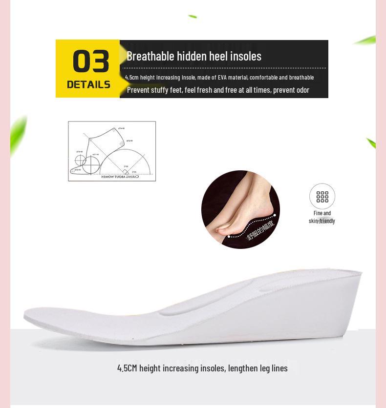 2025 Winter Women's Warm Cotton Sports Shoes - 8cm Height-Increasing, Casual & Invisible Lift Sneakers