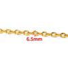 Stainless Steel Gold Chain for DIY Jewelry: Necklace & Bracelet Fashion Accessory