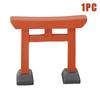 Miniature Red Japanese Shinto Torii Gate Shinto Altar Shelf Miniature Shrine Japan Traditional Blessing Door Zen