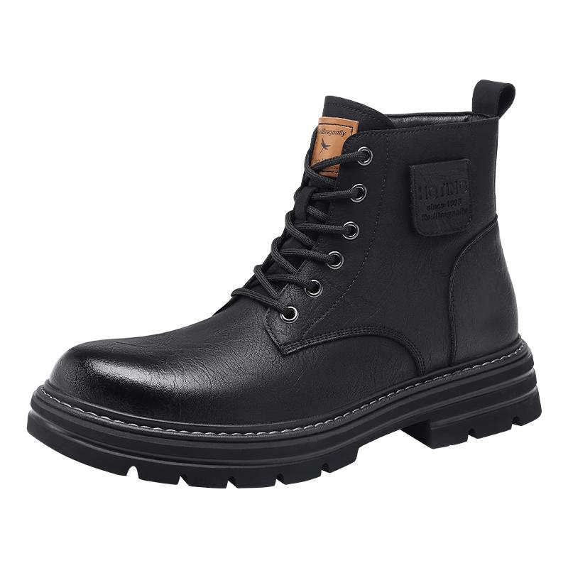 Red Dragonfly Men s Fleece-Lined Martin Boots 39