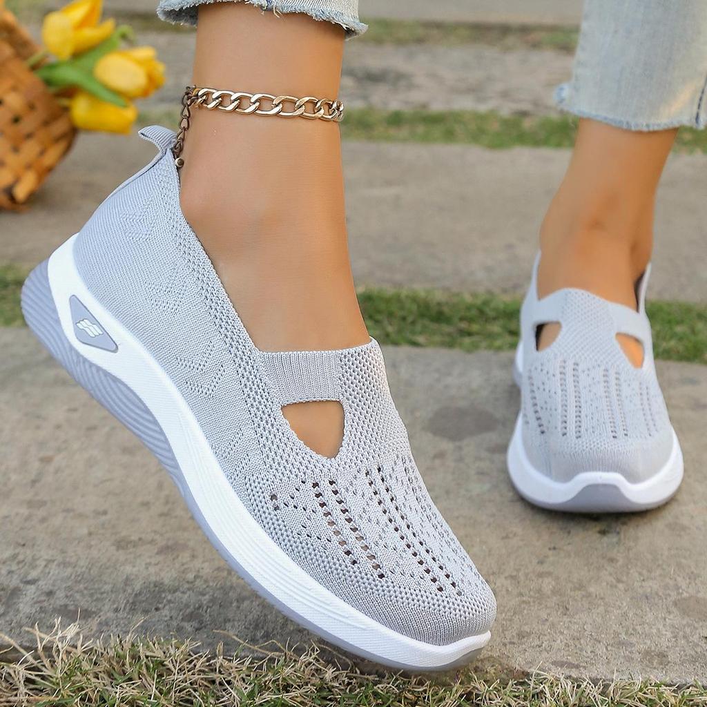 TEMU Damen Lässige Atmungsaktive Mode-Sneaker mit Weicher Sohle