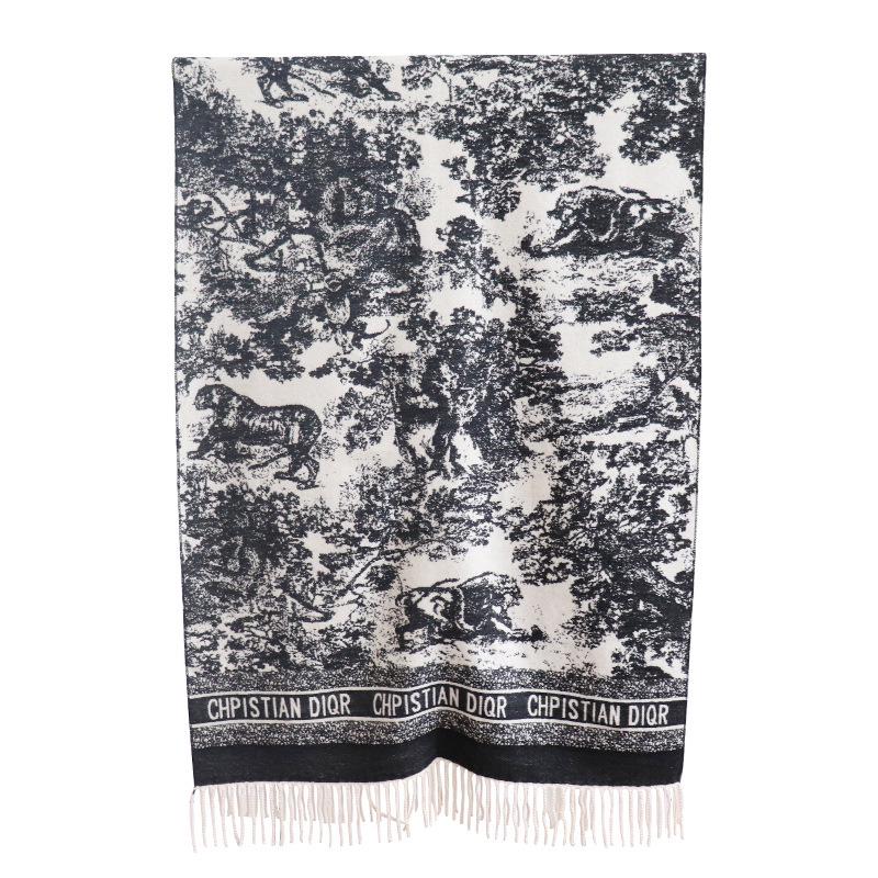 2026 Neue Mode Damen Winterschal: Warmer, dicker Quastenschal & Halstuch