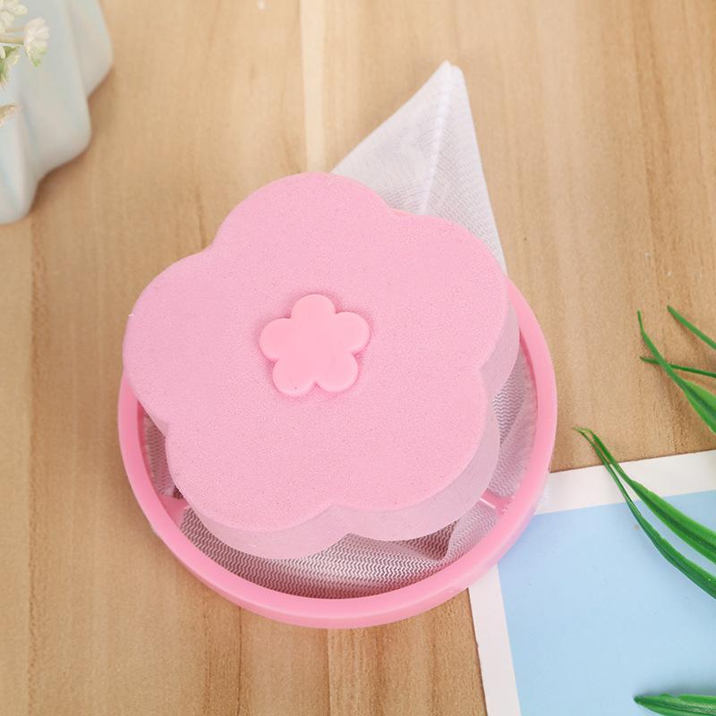 2Pcs Washing Machine Floating Lint Catcher Reusable Mesh Filter Bag Anti-Blocking Hair Catcher for Laundry Utility Tub
