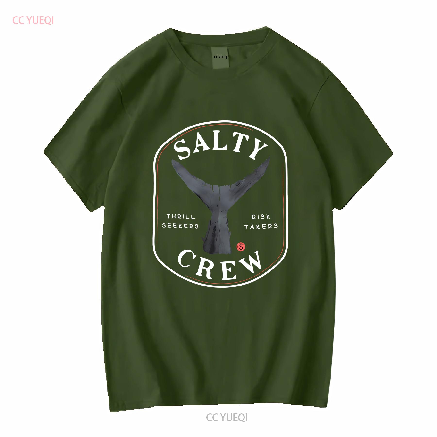 

SALTY CREW THRILL SEEKERS RISK TAKERS FISH FISHING TEE T SHIRT Mens M Black vintage Washed homme Stretched designer clothes XL