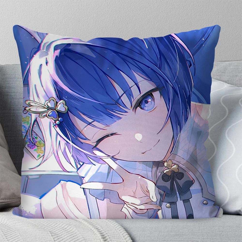 Kiritani Haruka Animation Game Project Sekai Pillow Case Square Pillow Bedroom Sofa LeisureCar Living Room Home Decoration 40X40