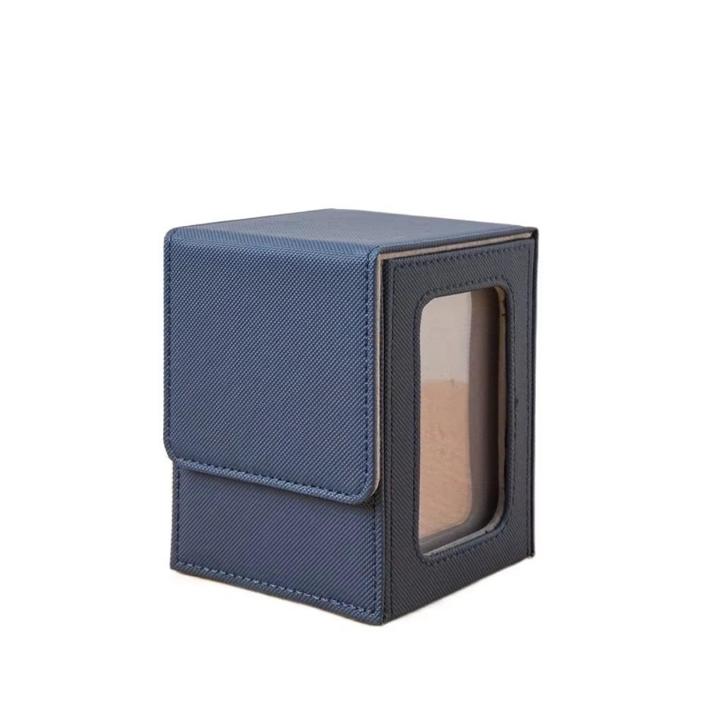 Magnetic Closure Window Collection Box Stain-resistant Card Deck Box Trading Card Storage Box