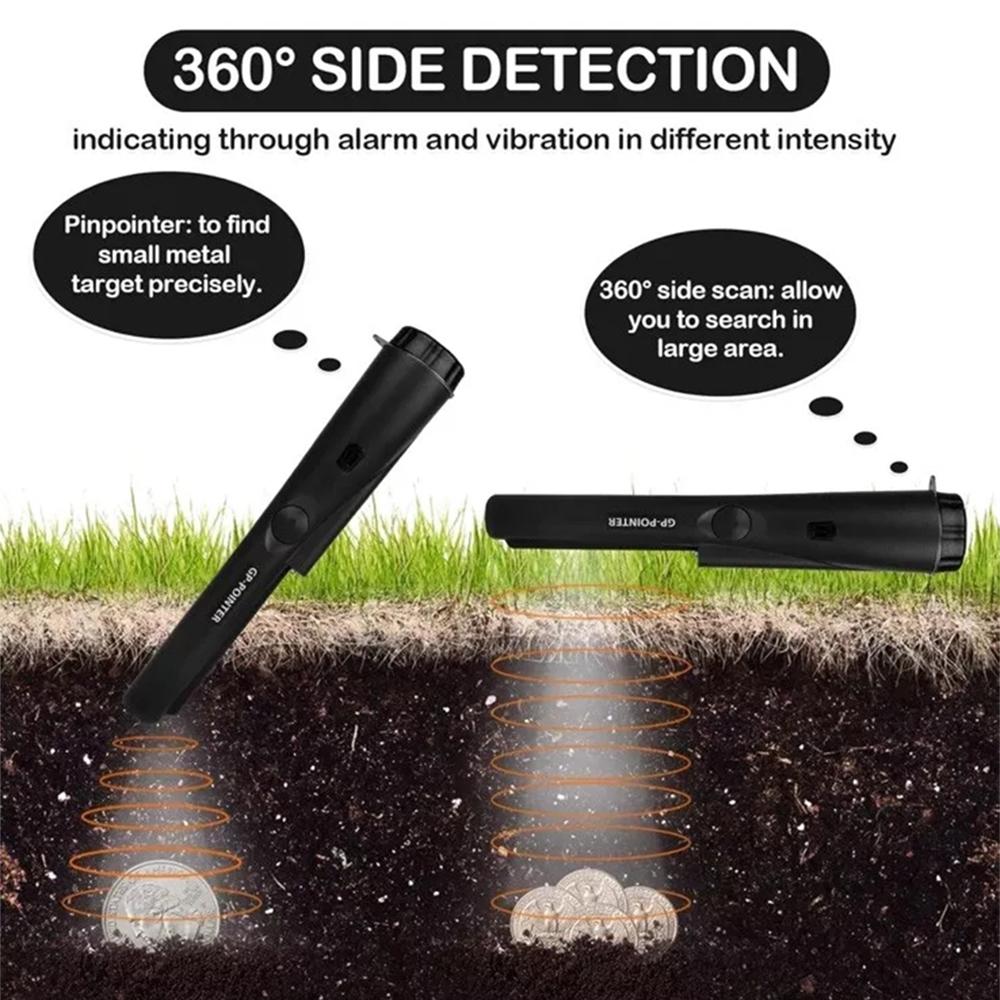 Schatzsucher Handmetalldetektor Pinponter Zeiger Sonde Golddetektor Punktortung Wasserdicht Hohe Empfindlichkeit