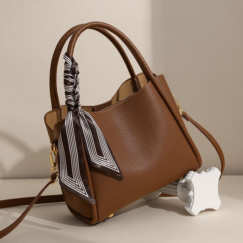 Handbag bag women's new vegetable basket send mother atmosphere messenger bag bucket bag