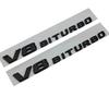 SXFA2 3D ABS Black Car Rear Trunk Badge Letters Logo G63 G65 G500 G550 V12 V8 BITURBO Emblem For Mercedes Benz W463 W464 Accessories