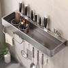 Aluminium Wandmontiertes Küchen-Organizer-Regal