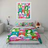 Cartoon Bears Winter Pattern Bedding Duvet Cover Set Duvet Cover Pillowcases  (1*Duvet Cover 2*Pillowcases, without duvet insert)