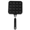 16 Holes Octopus Meatballs Pan Aluminum Alloy Takoyaki Baking Mold Tray for Home Kitchen