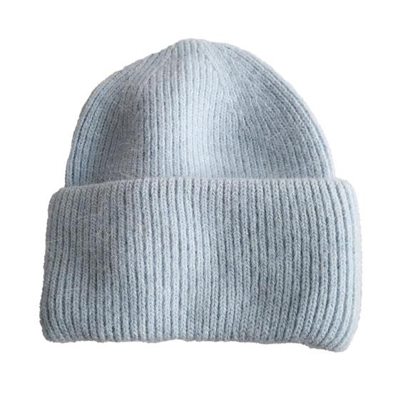 Wool Knit Hat Solid Color Seamless Winter Skull Cap Outdoor Sports Fishing Skiing Hiking Snowboarding Hat